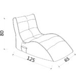 modèle de chaise sans cadre