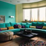 turquoise sofa large