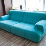 turquoise sofa in chhle