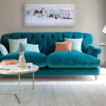 turquoise sofa soft