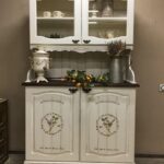 kitchen sideboard with inscriptions