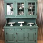 blue kitchen sideboard