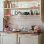 kitchen sideboard with shelves