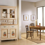 kitchen sideboard with a picture