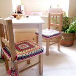 idées de couverture de tabouret au crochet intérieur