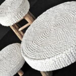 crochet stool cover design ideas