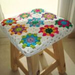 types de couverture de tabouret au crochet