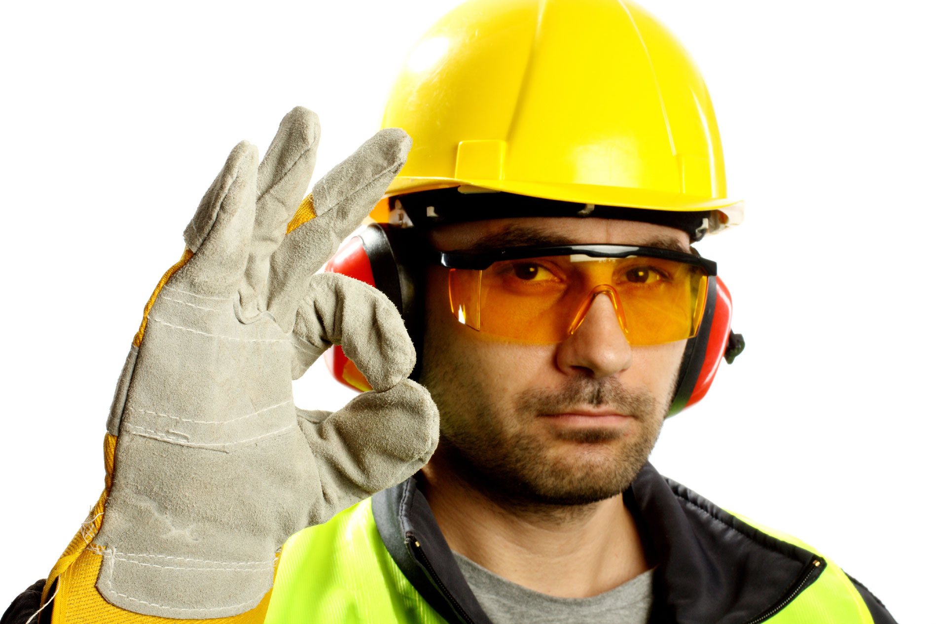 safety precautions when working with building material