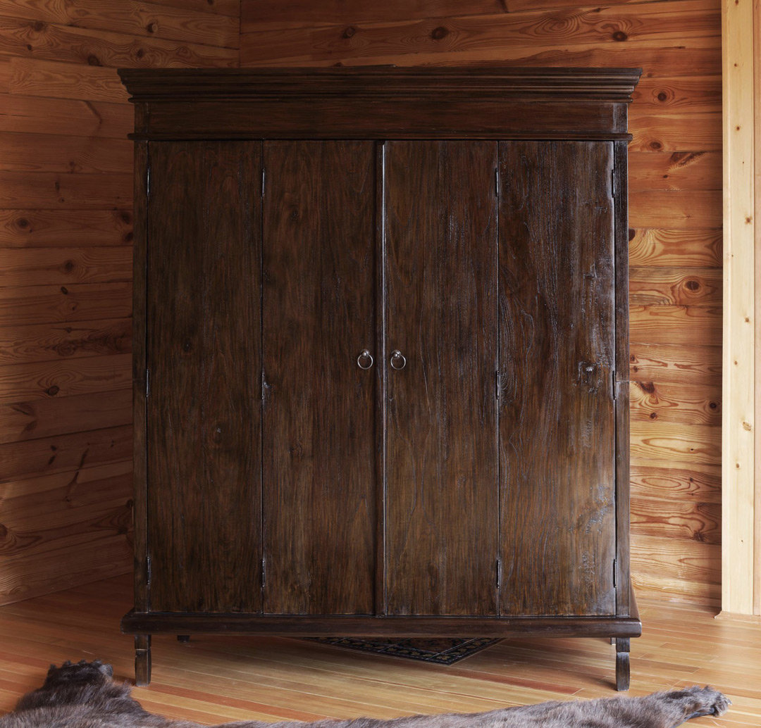 how to decorate a semi-antique wardrobe