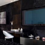 black furniture in the interior types of ideas