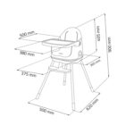 drawing of a children's table and chair