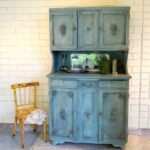 dresser decor blue