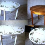 table decoupage round