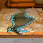 decoupage table glass