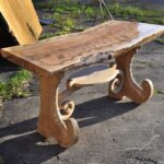 decoupage table wood