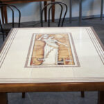 decoupage table square