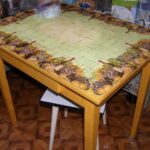 decoupage the table to do