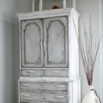 antique white wardrobe