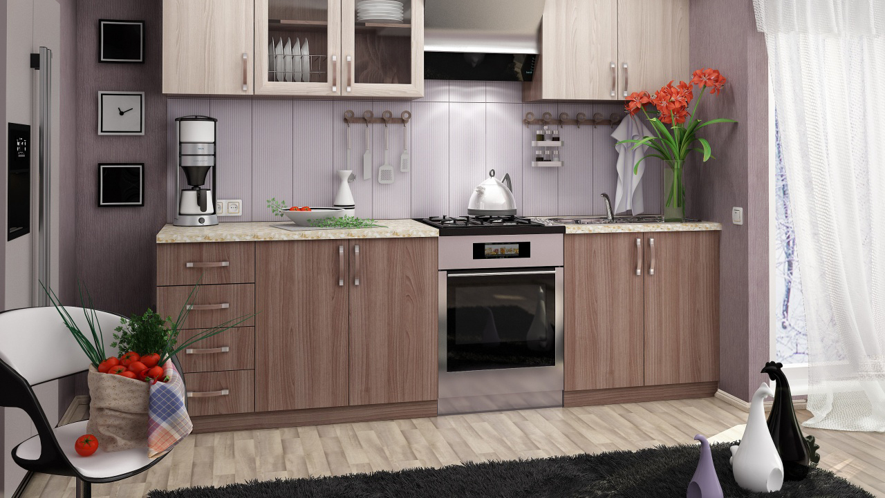 Painting of kitchen furniture