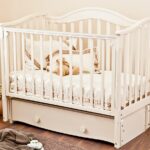 children's bed made of wood white playpen