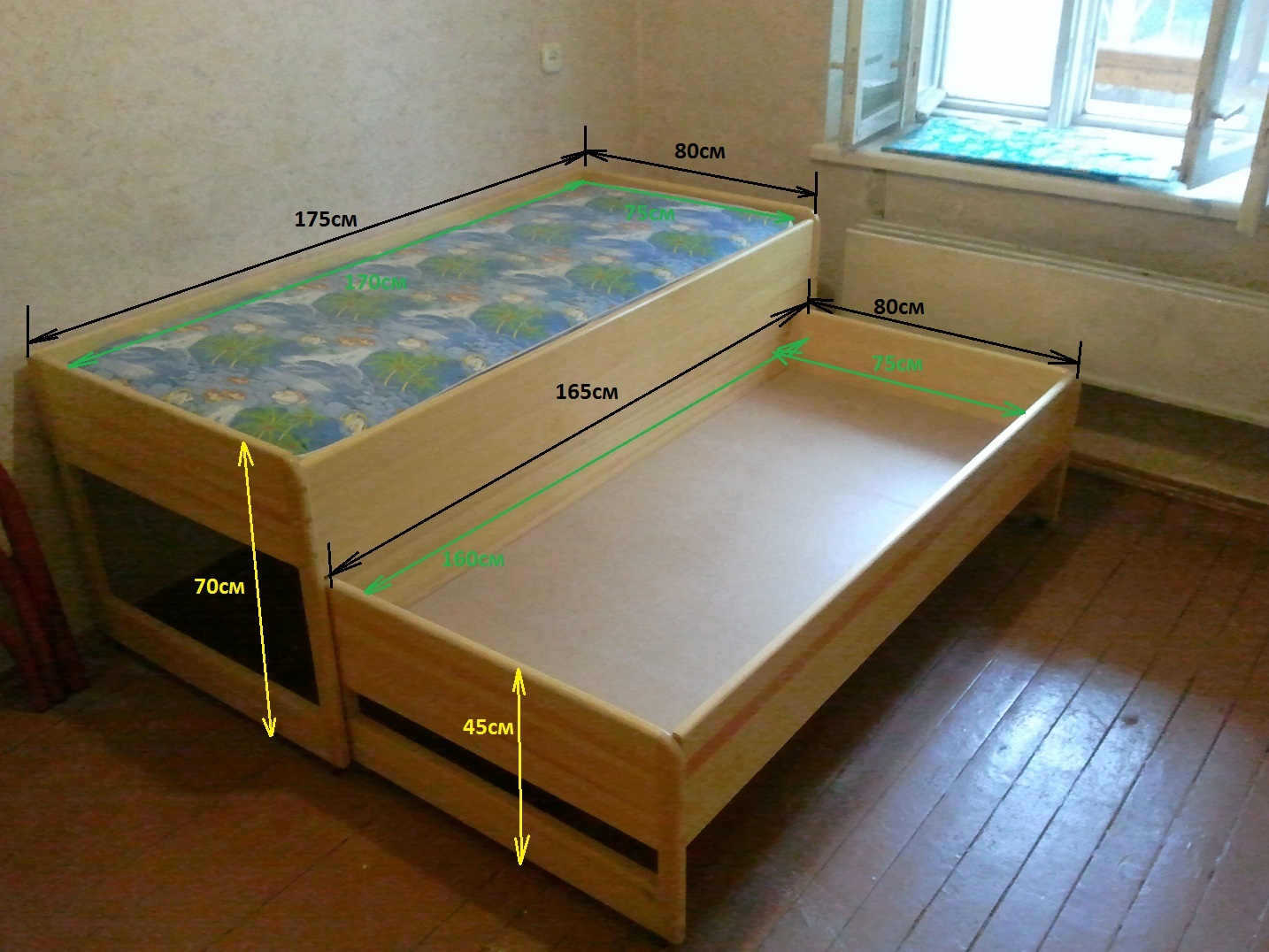 baby bed sizes