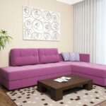 swivel sofa pink