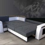 sofa with povo gray with white-mot mechanism