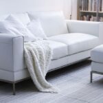 sofa in the living room with legs