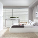 chambre blanche dans le style du minimalisme