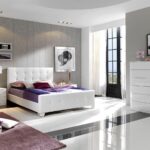 white furniture for stylish bedroom interior