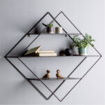 designer shelves rhombus