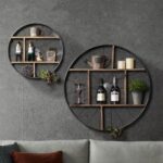 round designer shelves