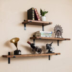 minimalist designer shelves