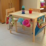 table de chaise pour enfants avec des seaux