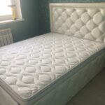 bed with headboard not large