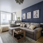 apartment design blue