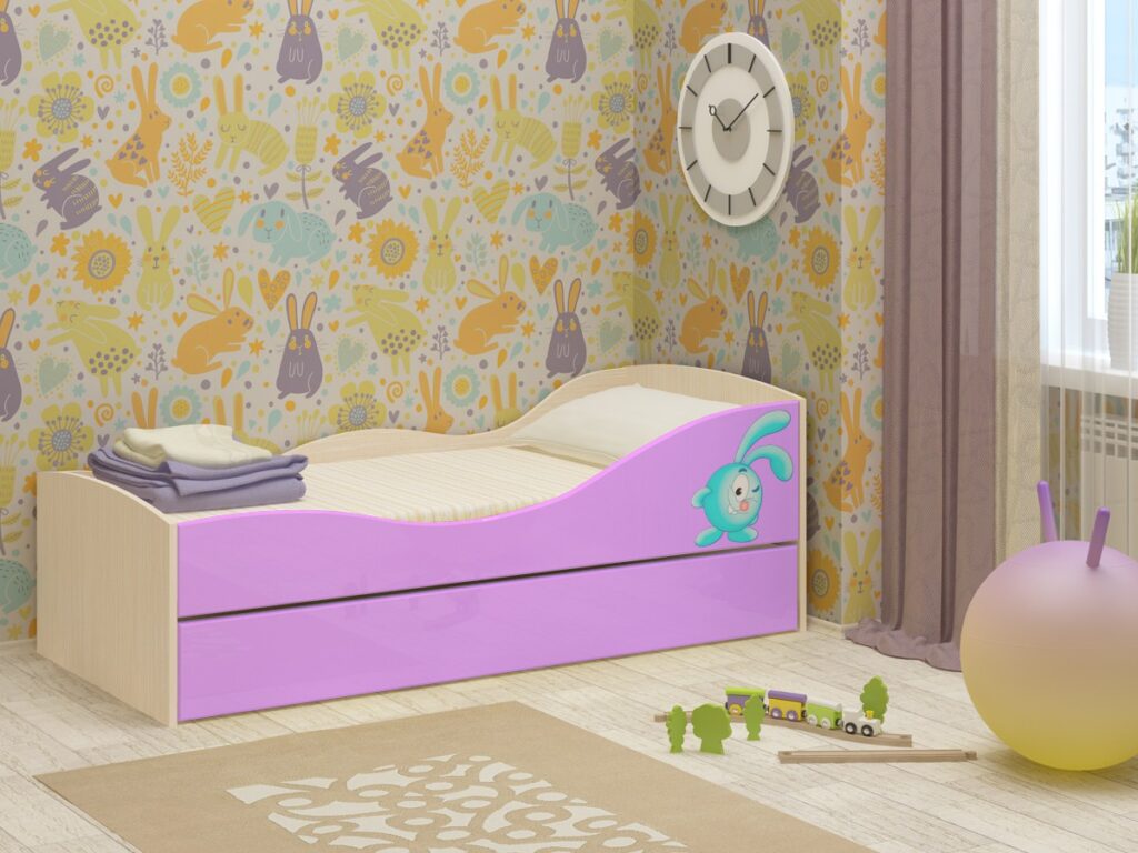 pull-out bed in the children's room