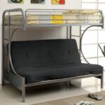 convertible sofa dark gray iron