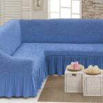 sofa cover blue