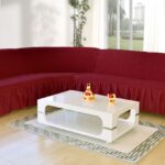 sofa cover bordeaux