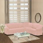 sofa cover pink