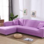 sofa cover violet