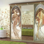 cabinet decor frescoes