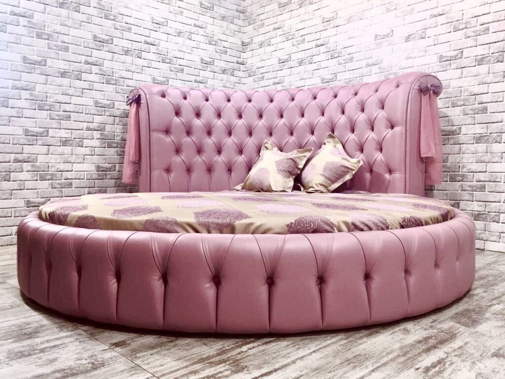 round double bed