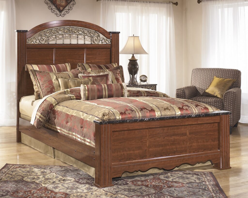 American double bed