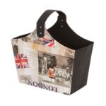 magazine rack in the form of a bag