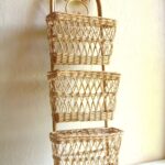 magazine rack with baskets