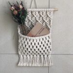 porte-revues en macramé