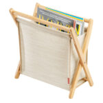 foldable fabric magazine rack