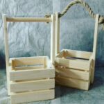 magazine rack with boxes white